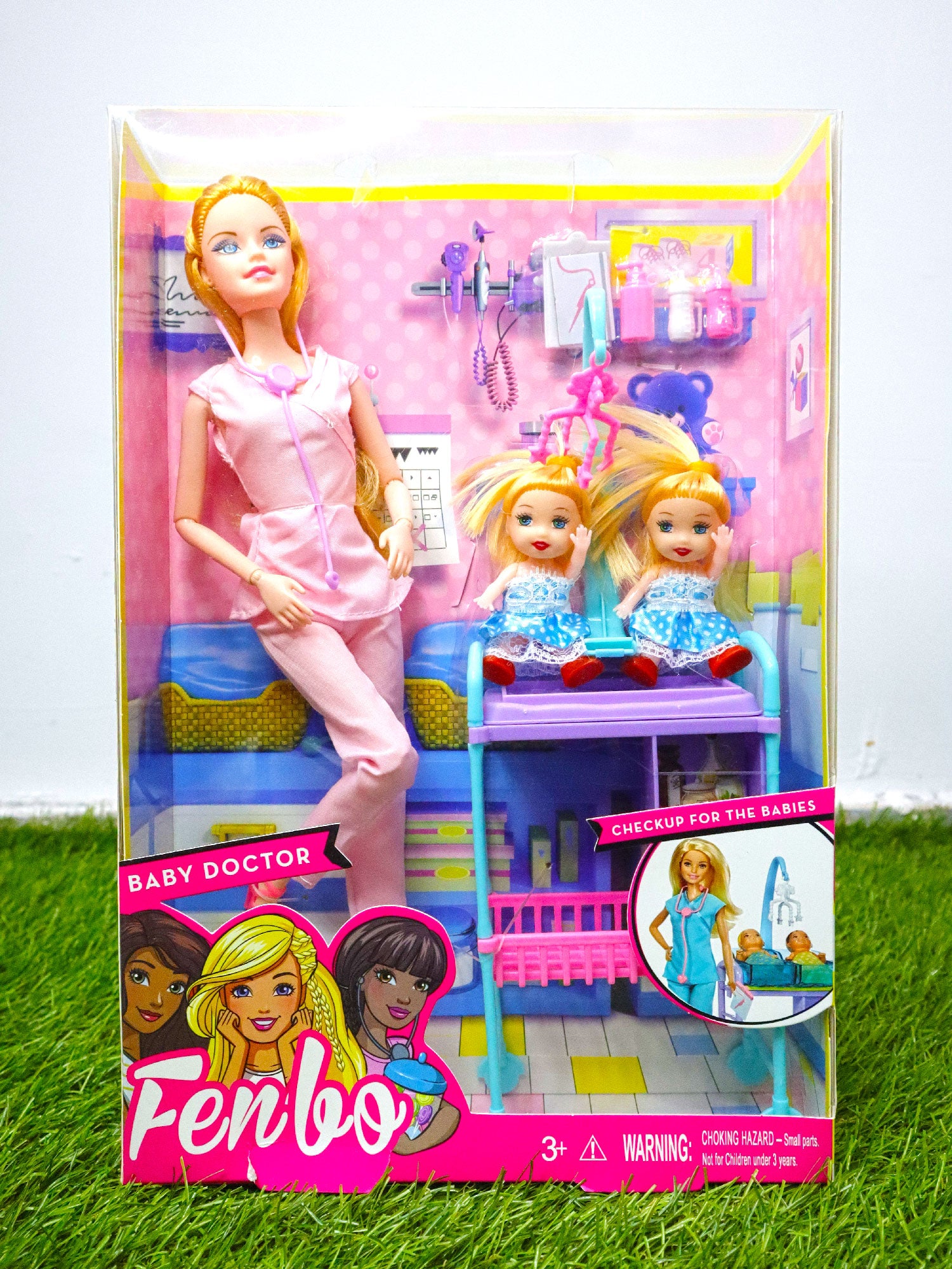 Barbie doctora de bebes online