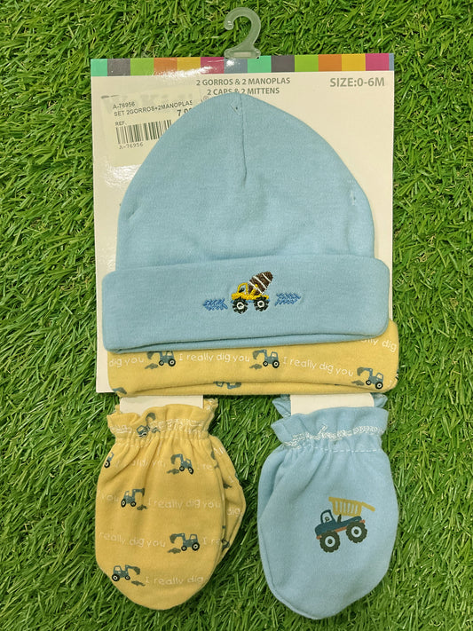 Set de gorro y manoplas - A76956