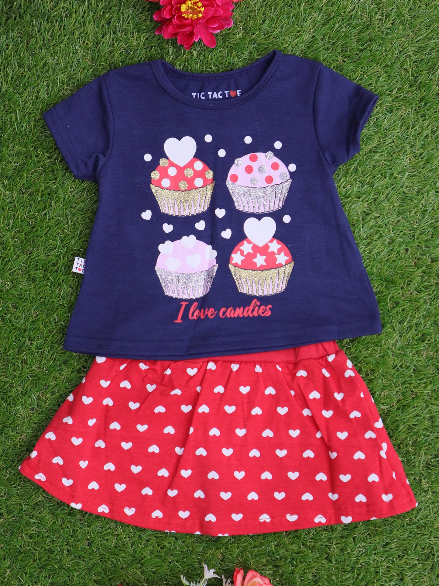 Conjunto de camisa y falda -1010574A