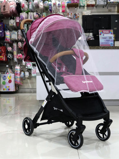 Coche con porta bebé - YG60PINK