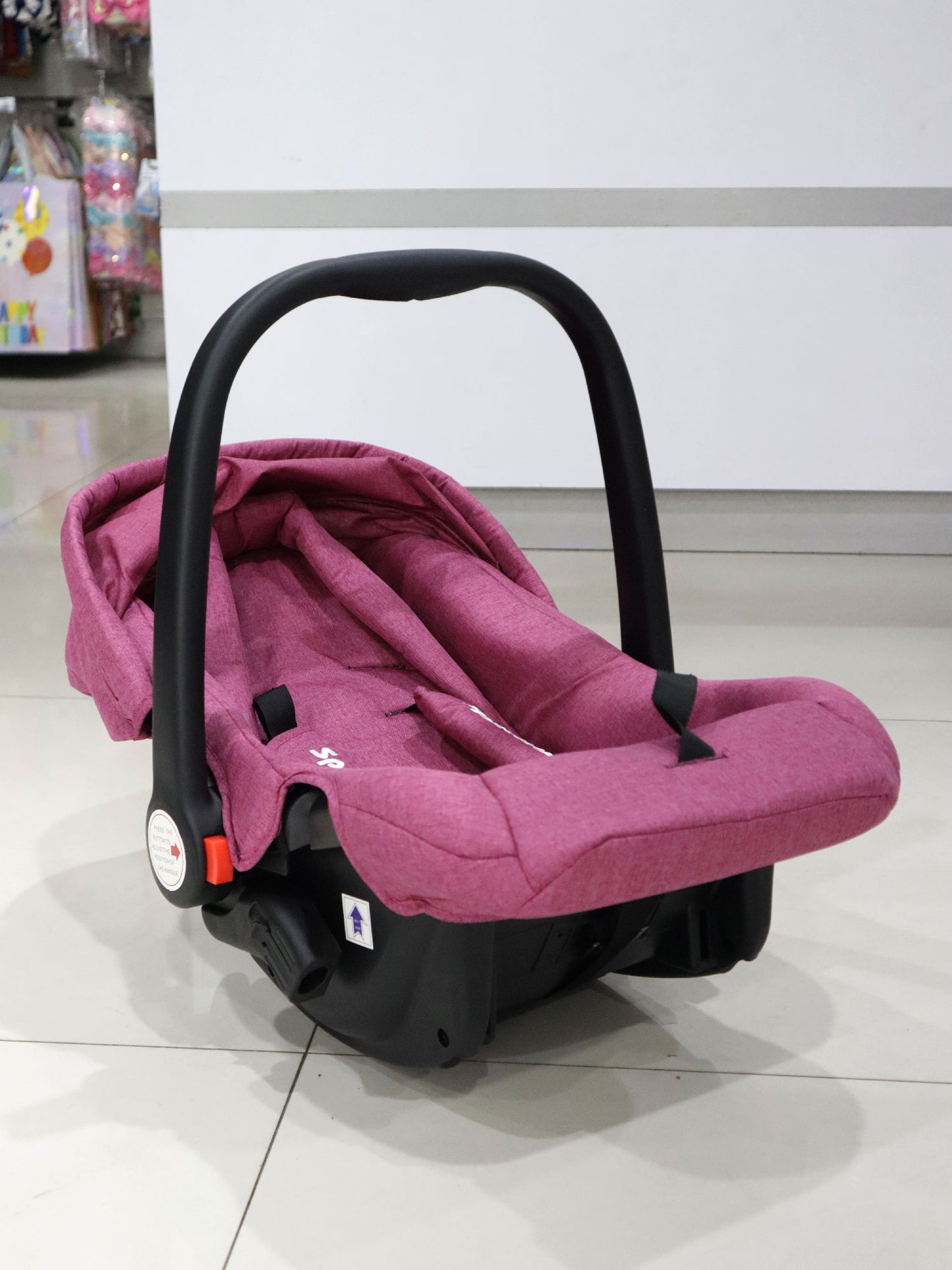 Coche con porta bebé - YG60PINK