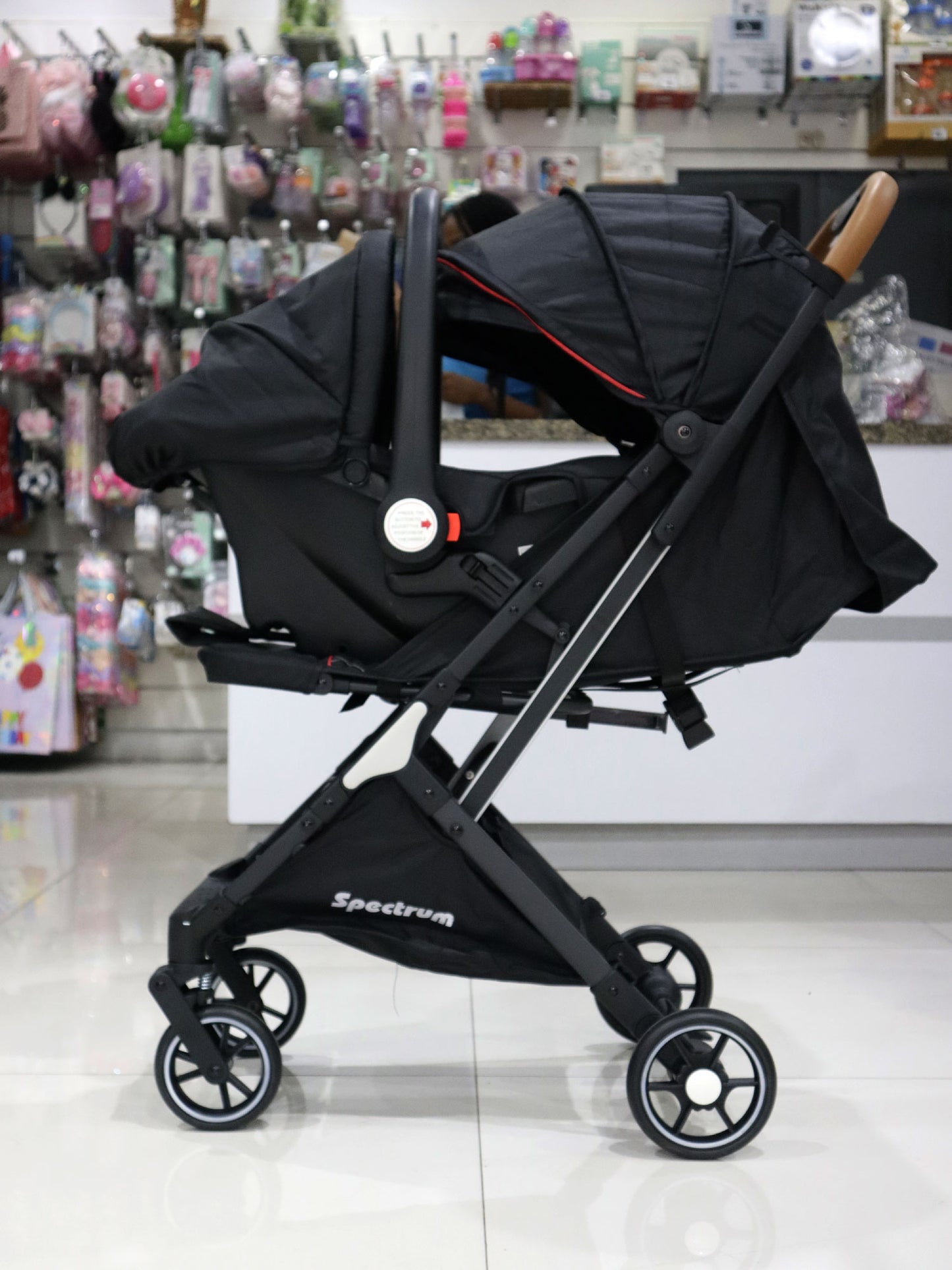 Coche con porta bebé - YG60BLACK