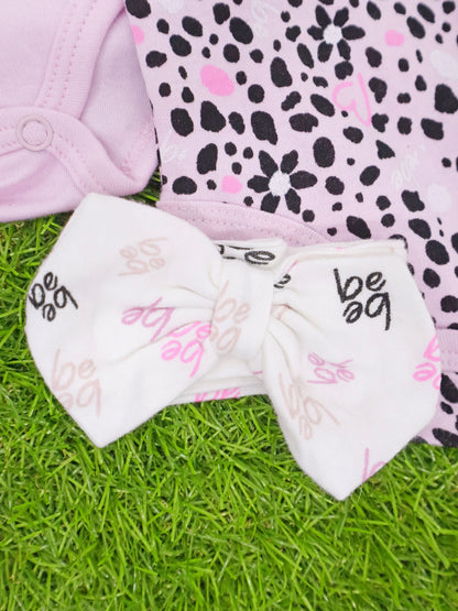 Set de 3 Bodys de Bebe con Accesorios - KBB48274G