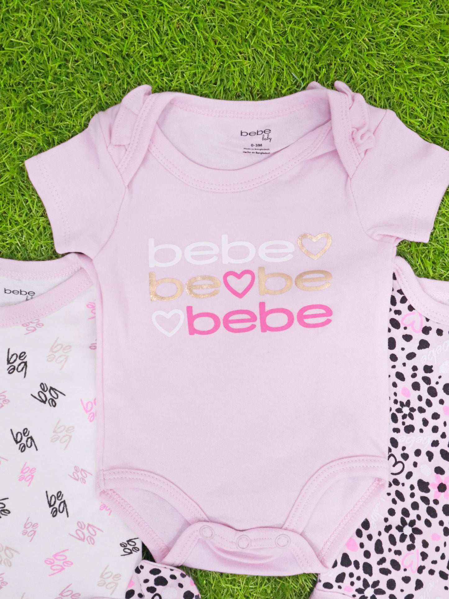 Set de 3 Bodys de Bebe con Accesorios - KBB48274G