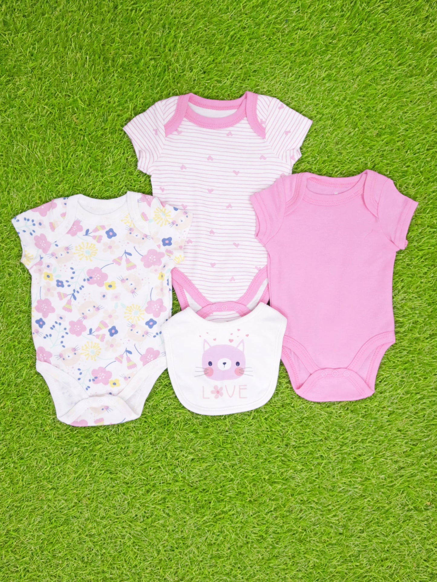 Set de Bodys con Babero - MH02070GB