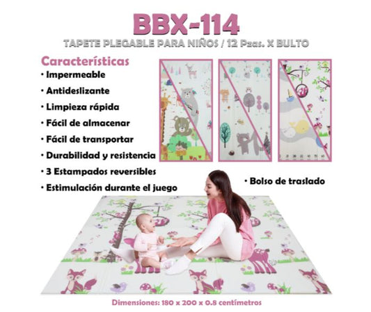 Alfombra de gateo impermeble - BBX114